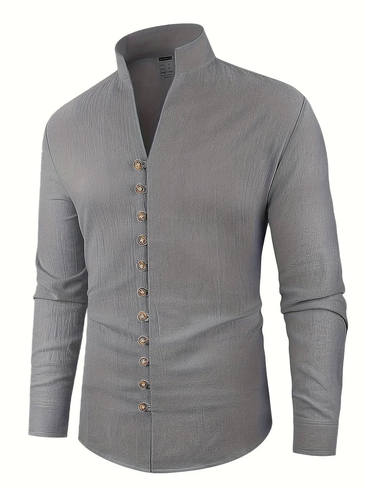 Chemise légère en coton à manches longues