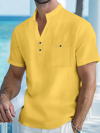 Chemise élégante à manches courtes