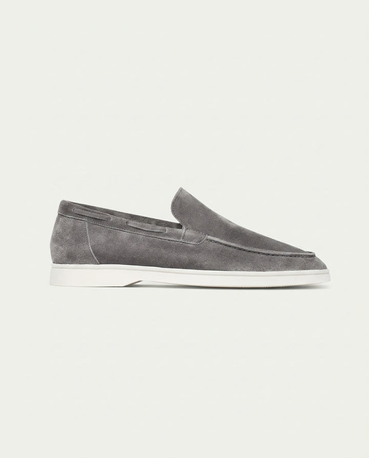 Mocassin Classique Gris | Élégance Intemporelle