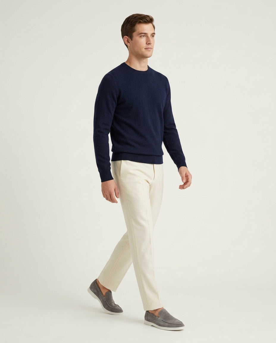 Mocassin Classique Gris | Élégance Intemporelle