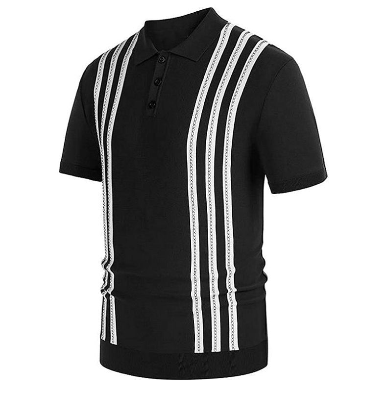 Polo décontracté rayé