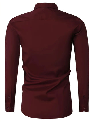 Chemise élégante à manches longues avec boutons