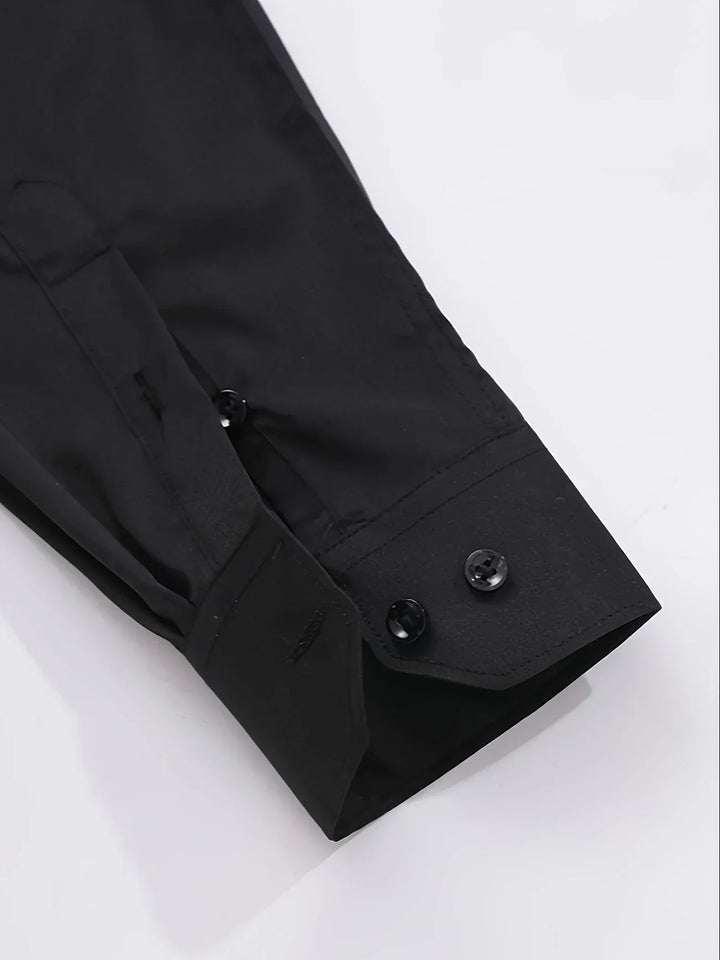 Chemise élégante à manches longues avec boutons