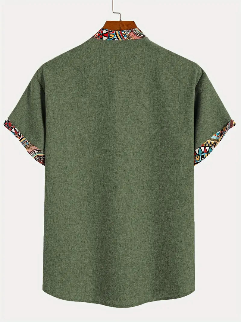 Chemise élégante à manches courtes