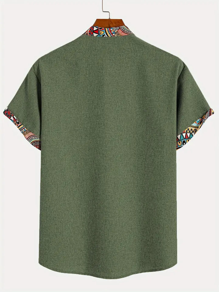 Chemise élégante à manches courtes