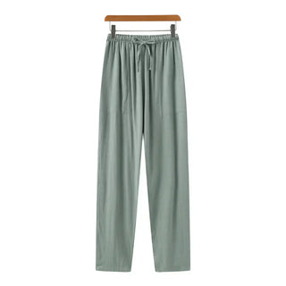 Pantalon slim en lin