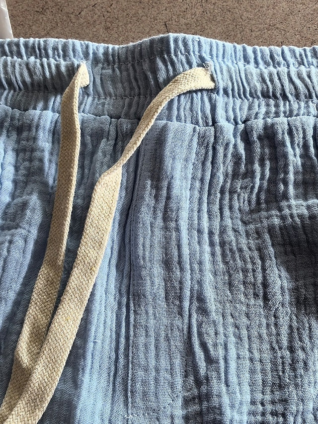 Short décontractés légers à coupe ample pour homme