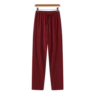 Pantalon slim en lin