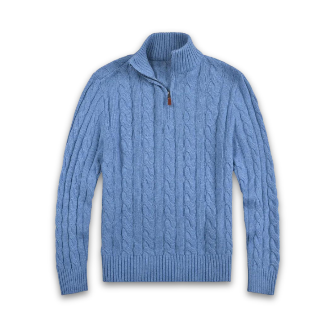 Pull demi-zippé