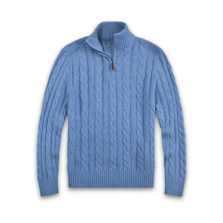 Pull demi-zippé