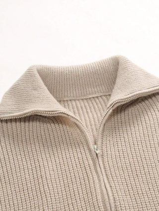 Cardigan zippé