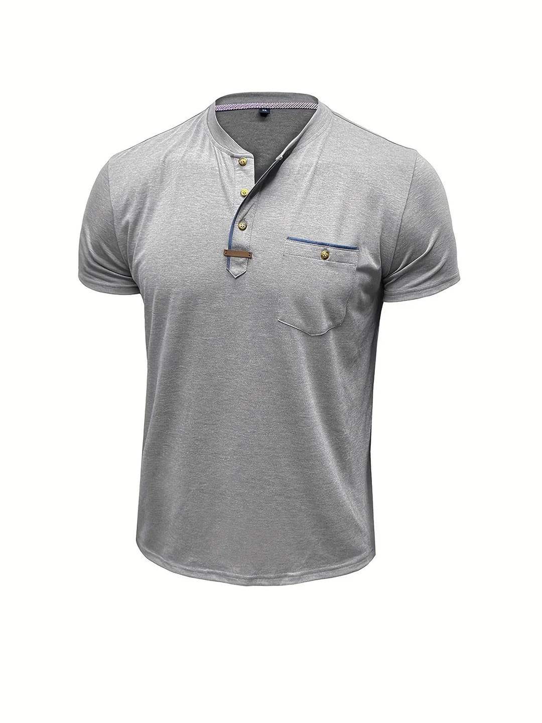 T-shirt col rond élégant avec poche