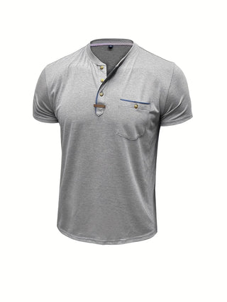 T-shirt col rond élégant avec poche