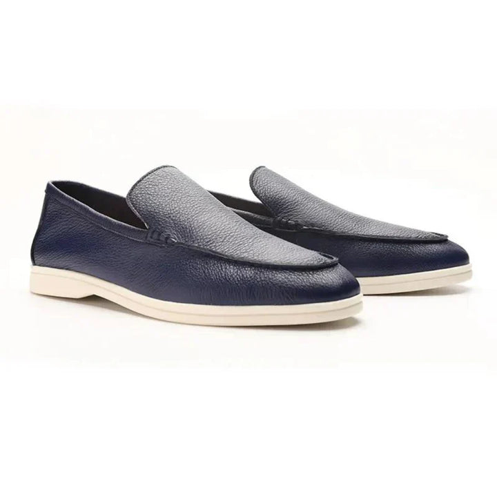 Mocassins en cuir de vachette