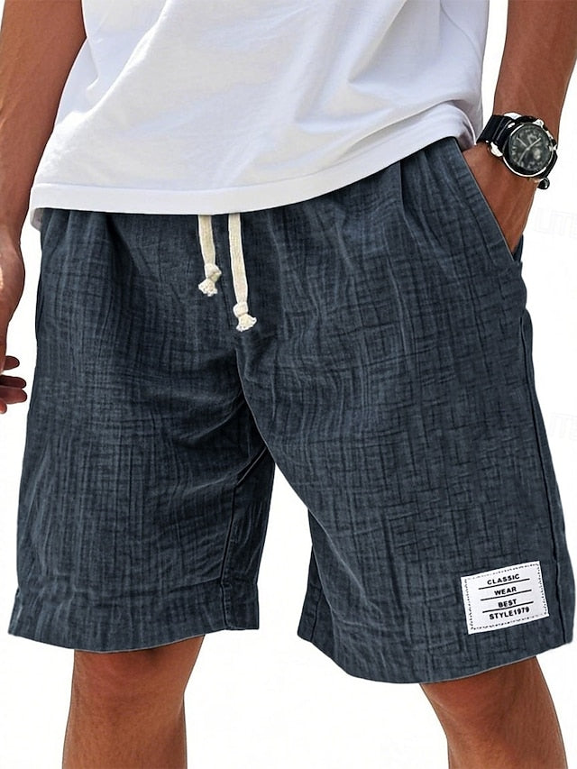 Short décontractés légers à coupe ample pour homme