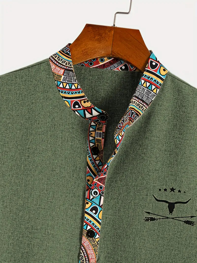 Chemise élégante à manches courtes