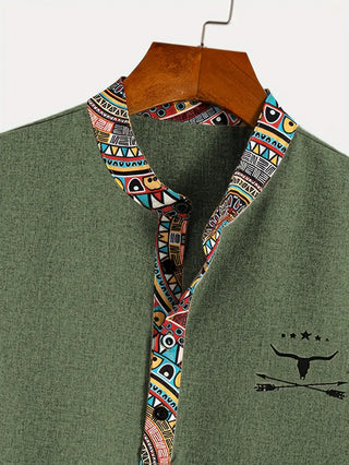 Chemise élégante à manches courtes