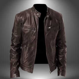 Veste en cuir artisanal pour homme