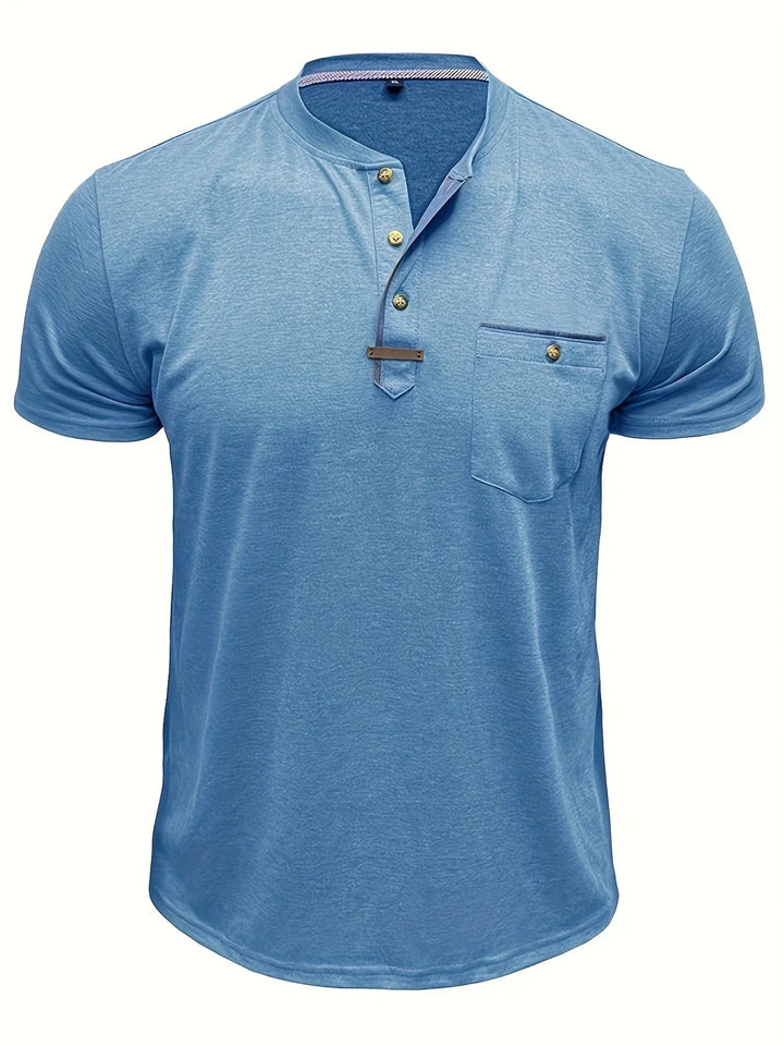 T-shirt col rond élégant avec poche