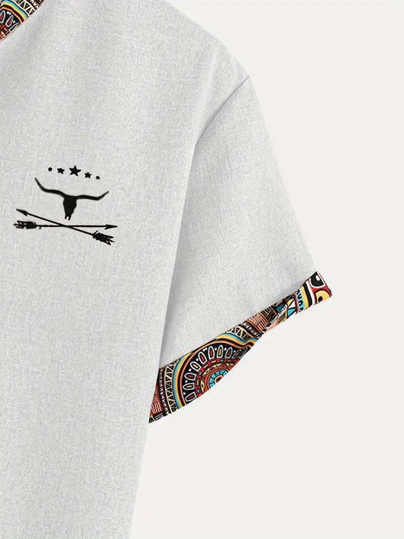 Chemise élégante à manches courtes