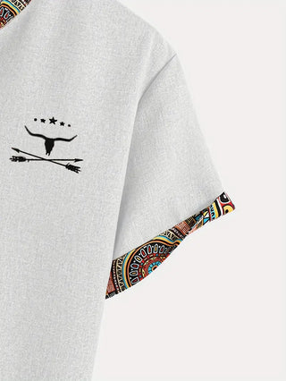 Chemise élégante à manches courtes