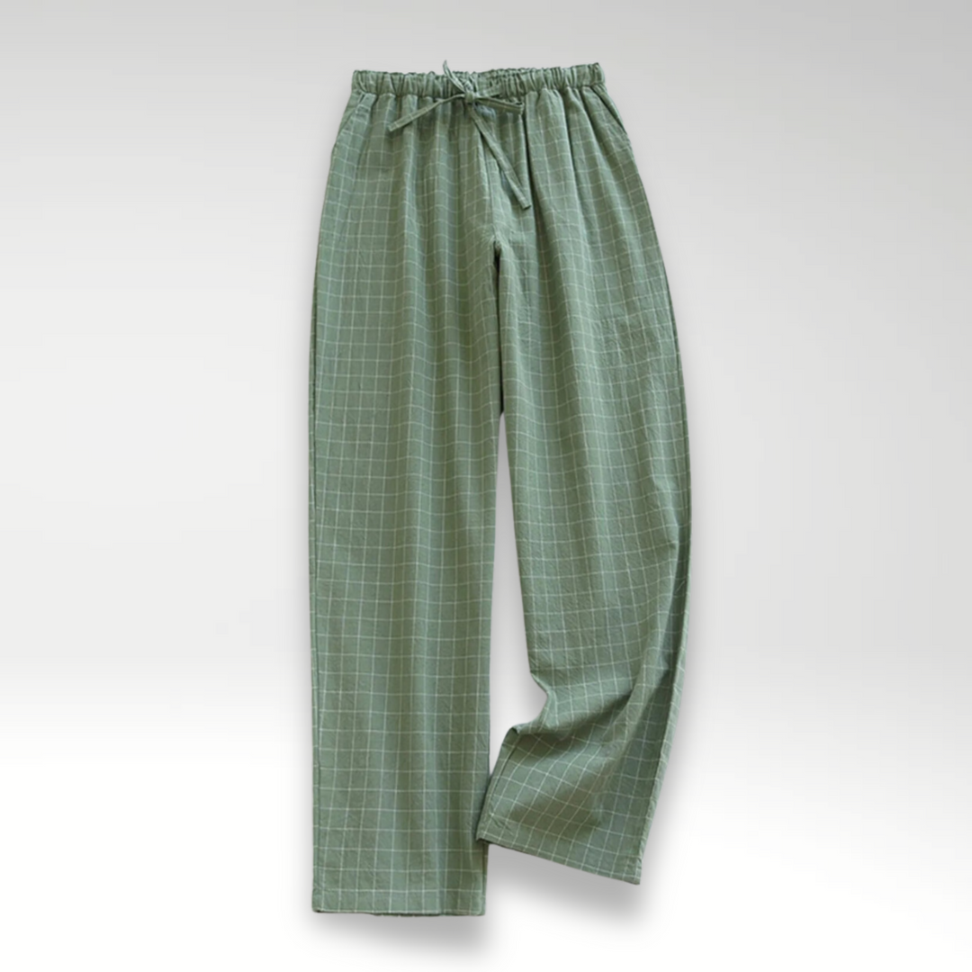 Pantalon confort en coton doux