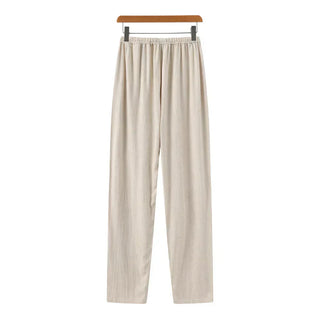 Pantalon slim en lin