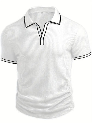 Polo élégant à manches courtes