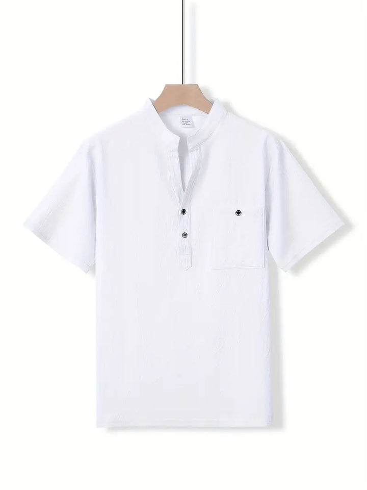 Chemise élégante à manches courtes