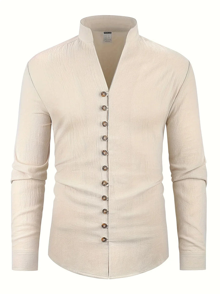 Chemise légère en coton à manches longues