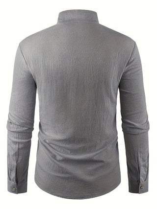 Chemise légère en coton à manches longues