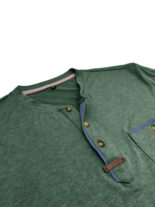 T-shirt col rond élégant avec poche
