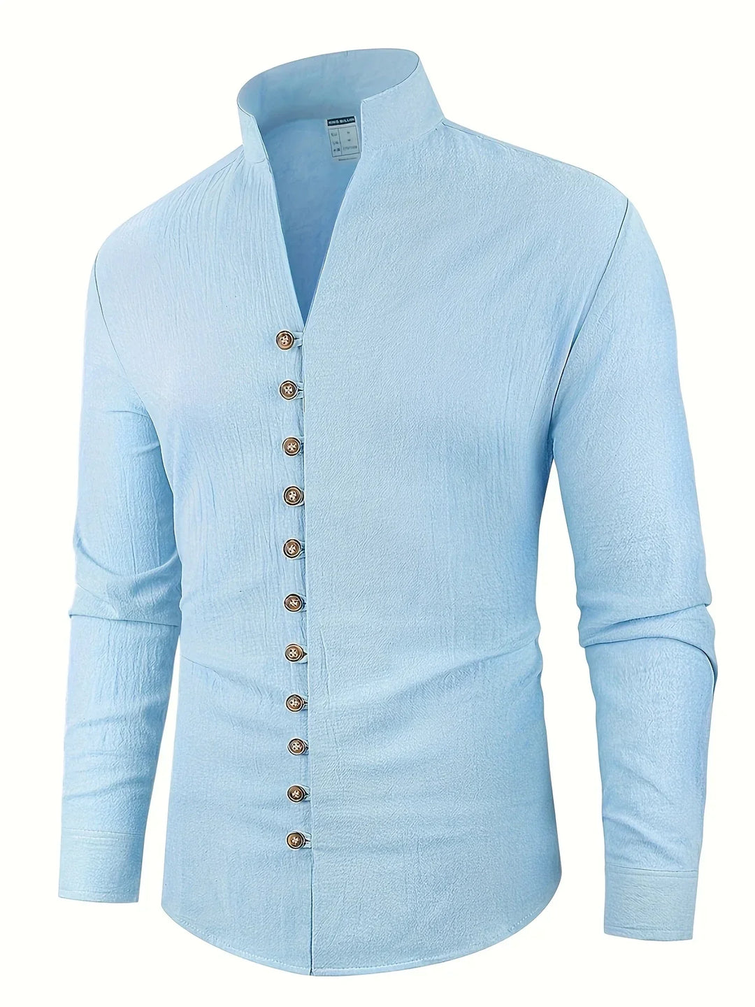 Chemise légère en coton à manches longues