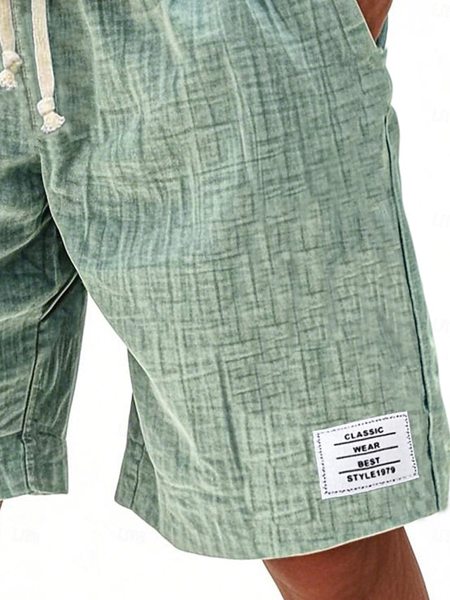 Short décontractés légers à coupe ample pour homme