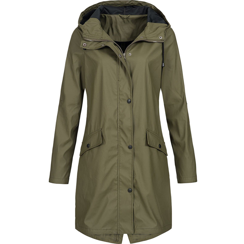 Veste de pluie longue