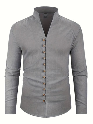 Chemise légère en coton à manches longues