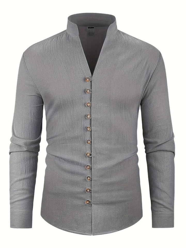 Chemise légère en coton à manches longues