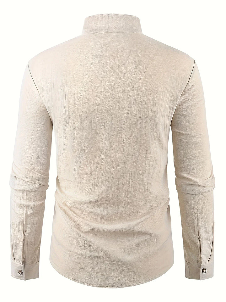 Chemise légère en coton à manches longues