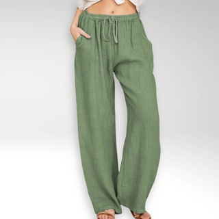 Pantalon confort à jambe large