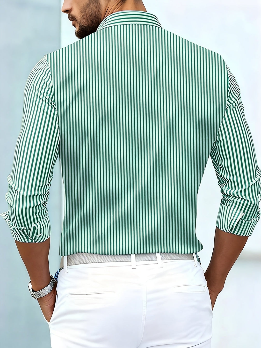 Emerson | Chemise Homme à Rayures Vintage Manches Longues