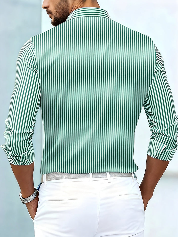 Emerson | Chemise Homme à Rayures Vintage Manches Longues