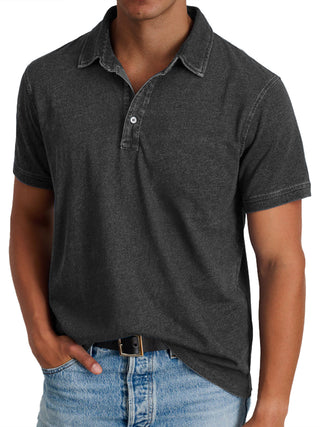 Polo avec collier pour hommes