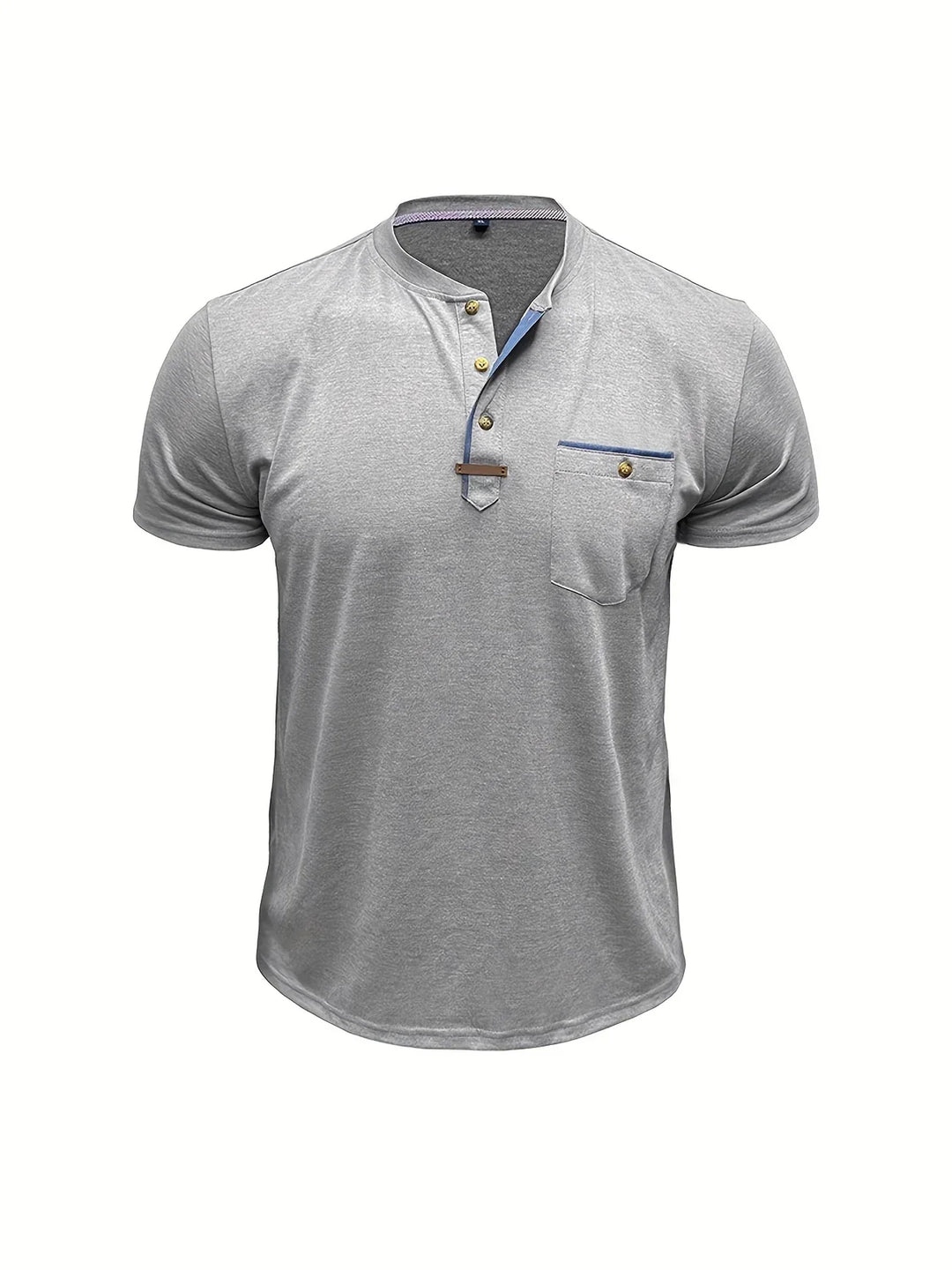 T-shirt col rond élégant avec poche