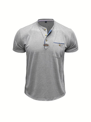 T-shirt col rond élégant avec poche
