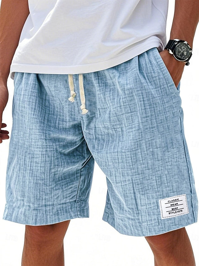 Short décontractés légers à coupe ample pour homme