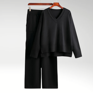 Luxe Ensemble deux pièces col V