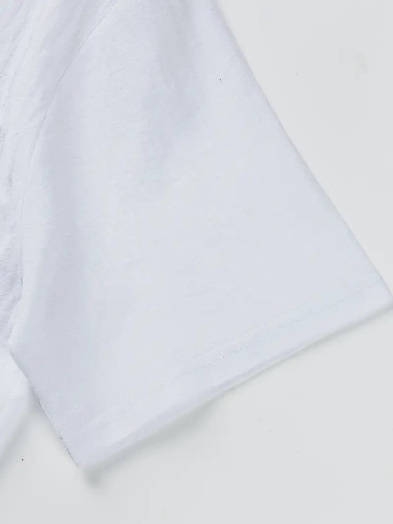 Chemise élégante à manches courtes