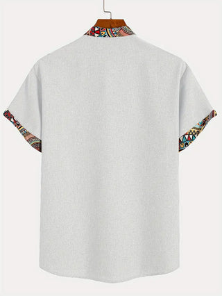 Chemise élégante à manches courtes
