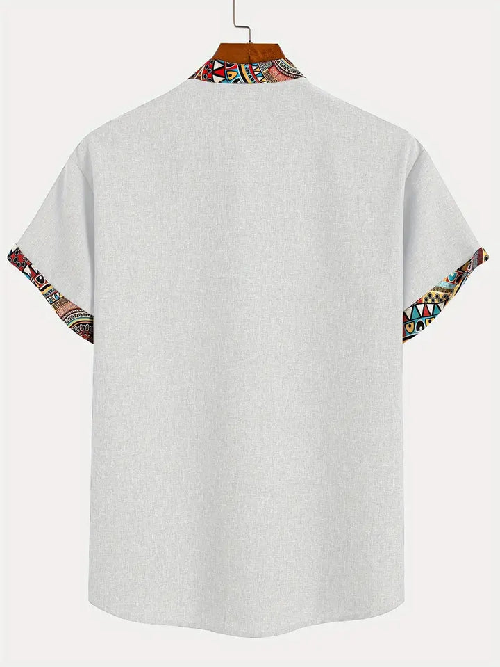 Chemise élégante à manches courtes