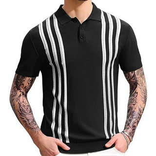Polo décontracté rayé
